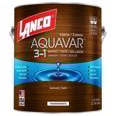 LANCO - Barniz 3 en 1 Satinado 1 galón(es) INCOLORO