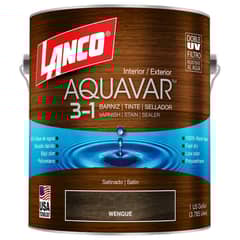 LANCO - Barniz 3 en 1 Satinado 1 galón(es) CAFE