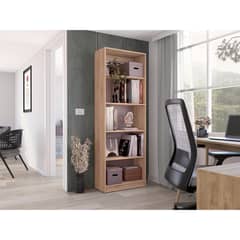 TUHOME - Estante E3 MDP 5 Nivel(es) 62.8x180.6x29 cm Macadamia