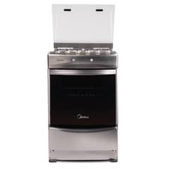 MIDEA - Cocina a Gas 4 Platos Silver MCG-4QPI24NS