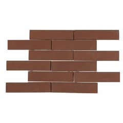 CERAMICAS TORO - Malla Enchape 40x70 cm Mallaterracota Café 0.89 m2