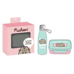 PUSHEEN - Set Contenedor Botella