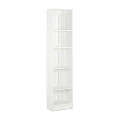 CIC - Librero Moscú Melamina 4 Nivel(es) 40x180x25 cm Blanco