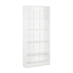 CIC - Librero Moscú Melamina 4 Nivel(es) 80x180x25 cm Blanco