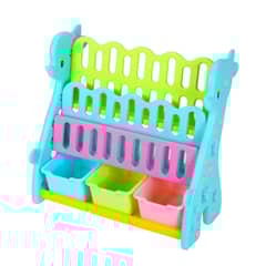BE DESIGN - Librero Sunny Polipropileno 4 Nivel(es) 65x67x32 cm Celeste