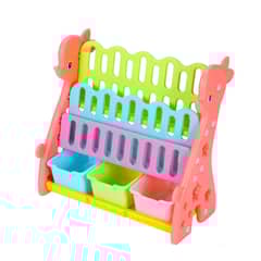 BE DESIGN - Librero Sunny Polipropileno 4 Nivel(es) 65x67x32 cm Multicolor