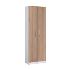 CIC - Estante Melamina 4 Nivel(es) 30x180x30 cm Blanco/Olmo Alpino