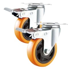SOFBAL - Pack 2 Ruedas Giratoria 125mm Freno