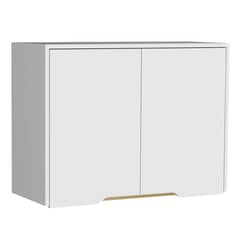 TUHOME - Mueble Superior Soler 80 2 Puertas Blanco Macadamia