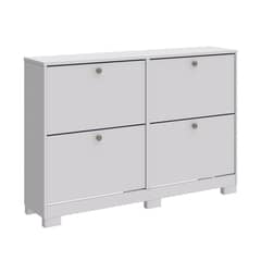 ONESSTA - Zapatera MDP 2 Nivel(es) 135x92x30 cm Blanco
