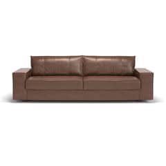 DI PORETTI - Sofa 3 Cuerpos Athos 185x93x80 cm Café