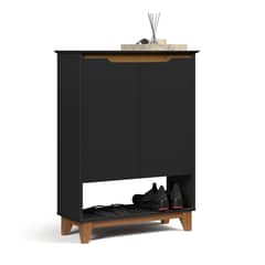 ONESSTA - Zapatera Hall 3 Nivel(es) 90.5x68x26.5 cm Negro