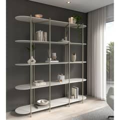DECOCASA - Estante Enya 5 Nivel(es) 180x195.8x45.8 cm Blanco