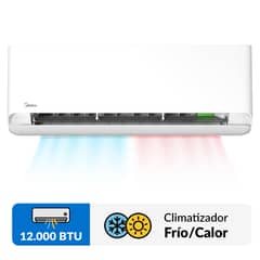 MIDEA - Aire Acondicionado Split Inverter 12000 BTU Breezeless wifi