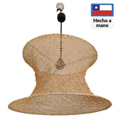 CAROLD STEVENS - Lámpara Colgante Bohoo Metal Beige 60 W 47 cm