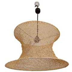 CAROLD STEVENS - Lámpara Colgante Bohoo Metal Beige 60 W 47 cm