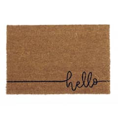 IDETEX - Limpiapiés Hello 45x75 cm Café