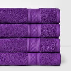 CANNON - Toalla de Cuerpo Toallón 500 gr Algodón 76x160 cm Morado