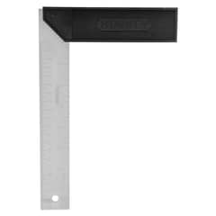 STANLEY - Escuadra Metálica Carpintería 8" Aluminio Negro