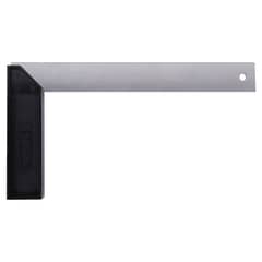 STANLEY - Escuadra Metálica Carpintera 10" Aluminio Negro