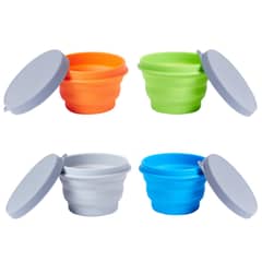 PRO OUTDOOR - Bowl Plegable 500 ml Silicona Colores Surtidos