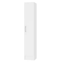 VEKKAHOME - Despensa 1 Puerta 170 x 30 cm Blanco