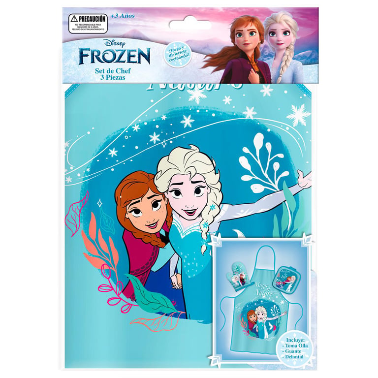 DISNEY - Set 3 piezas de Chef Frozen | Ofertitas