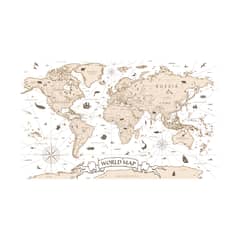 JUST HOME COLLECTION - Officepad 40x68 cm Mapa
