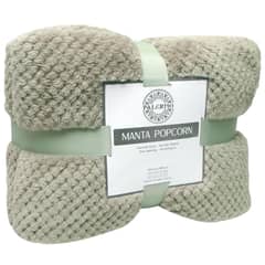 PALERMO - Manta pop corn 130x180 verde