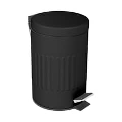 DORAL - Papelero 3 Litros Acero inoxidable Negro