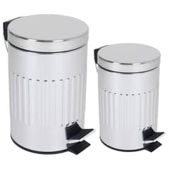 DORAL - Pack 2 Papeleros 15 Litros Acero inoxidable Acero