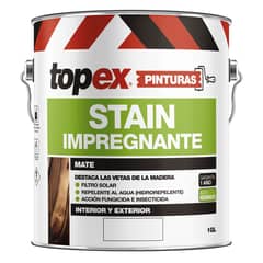 TOPEX - Impregnante Stain Mate 1 galón(es) Caoba