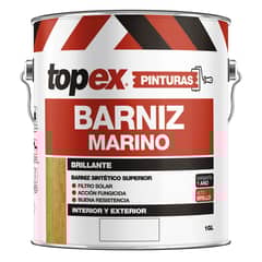 TOPEX - Barniz Marino Brillante 1 galón(es) Caoba