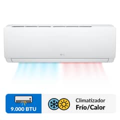 LG - Aire Acondicionado Split Dualcool Pro Inverter 9.000 BTU Frio-Calor