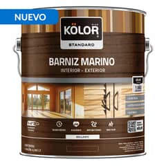 KOLOR - Barniz Marino Brillante 900 cc Nogal