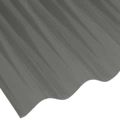 DVP - Polionda acanalado Policarbonato 0.7 mm 81x200 cm Gris