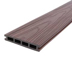 GRUPO CUBICO - Piso Deck 22 mm 14.2x220 cm PEW101 Café Chocolate/ Café Madera 0.35 m2