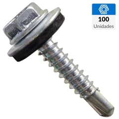 MAMUT - Tornillo Autoperforante Cabeza Hexagonal Metal 3/4 " 10 mm 100 Unidades