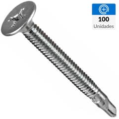 MAMUT - Tornillo Autoperforante Cabeza Phillips Metal 2 " 12 mm 100 Unidades