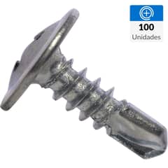 MAMUT - Tornillo Autoperforante Cabeza Lenteja Metal 1/2 " 8 mm 100 Unidades