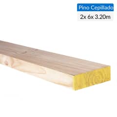 GENERICO - Pino Certificado Seco Cepillado 2x6 3,2 m