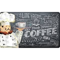 JUST HOME COLLECTION - Limpiapiés Cocina Coffee 45x75 cm Café