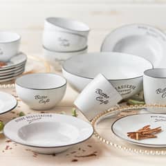 JUST HOME COLLECTION - Plato sopa bistro blanco