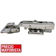 FIXSER - Bisagra reten cierre suave recta 35mm 110° 2 unidades con tornillos