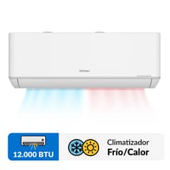 WURDEN - Aire acondicionado split 12000 BTU invert frío/calor WIFI