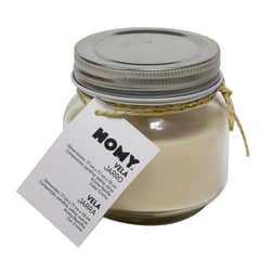 JUST HOME COLLECTION - Vela jarro crema 7 cm