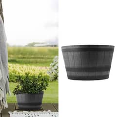 JUST HOME COLLECTION - Macetero Look barril