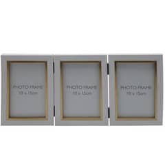 HOMY - Marco foto 3 piezas natura 10x15cm