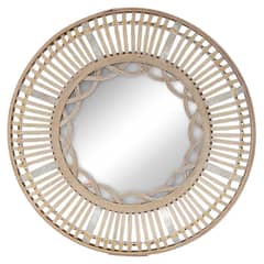 HOMY - Espejo deco bambu vintage 61 cm