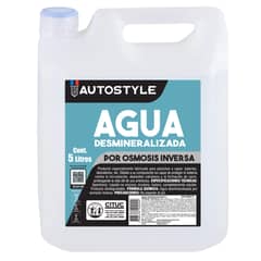 AUTOSTYLE - Agua desmineralizada 5 litros bidón